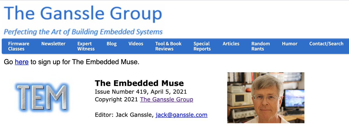 percepio's tweet image. When Jack Ganssle speaks, people listen. Thanks for mentioning Percepio's promo discount in #Embeddedmuse. Enter PERCEPIO90 for $100 off #EmbeddedOnlineConference registration. That + #earlybird discount brings the cost down to just $90. Exp April 30. ganssle.com/tem/tem419.htm…