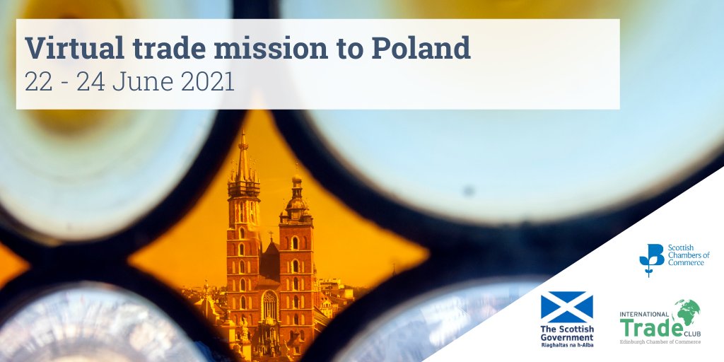 wl_chamber's tweet photo. There is still time to express your interest in @EdinTradeClub virtual trade mission to Poland in June. If you're looking to enter your business into the Polish market, take this opportunity to virtually explore the city &amp; discuss potential collaborations https://t.co/1celxTTBis https://t.co/eCcJSLfgfF