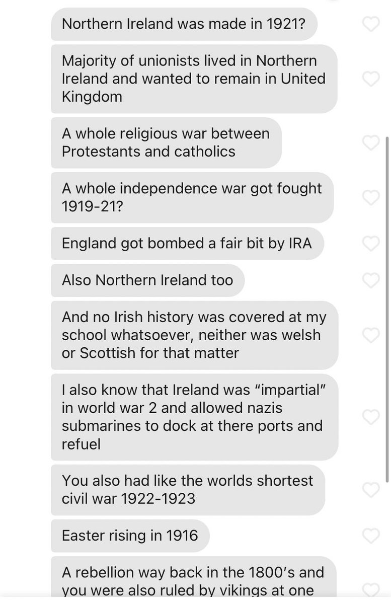 Richard sent in multiple texts so is already exhibiting chaos, and also what he says, although along the right lines, is still chaotic Still only mentions IRA, and Ireland is only in the EU *now* so that was news to me, the nearly 50 years in the EU meant nothing I guess