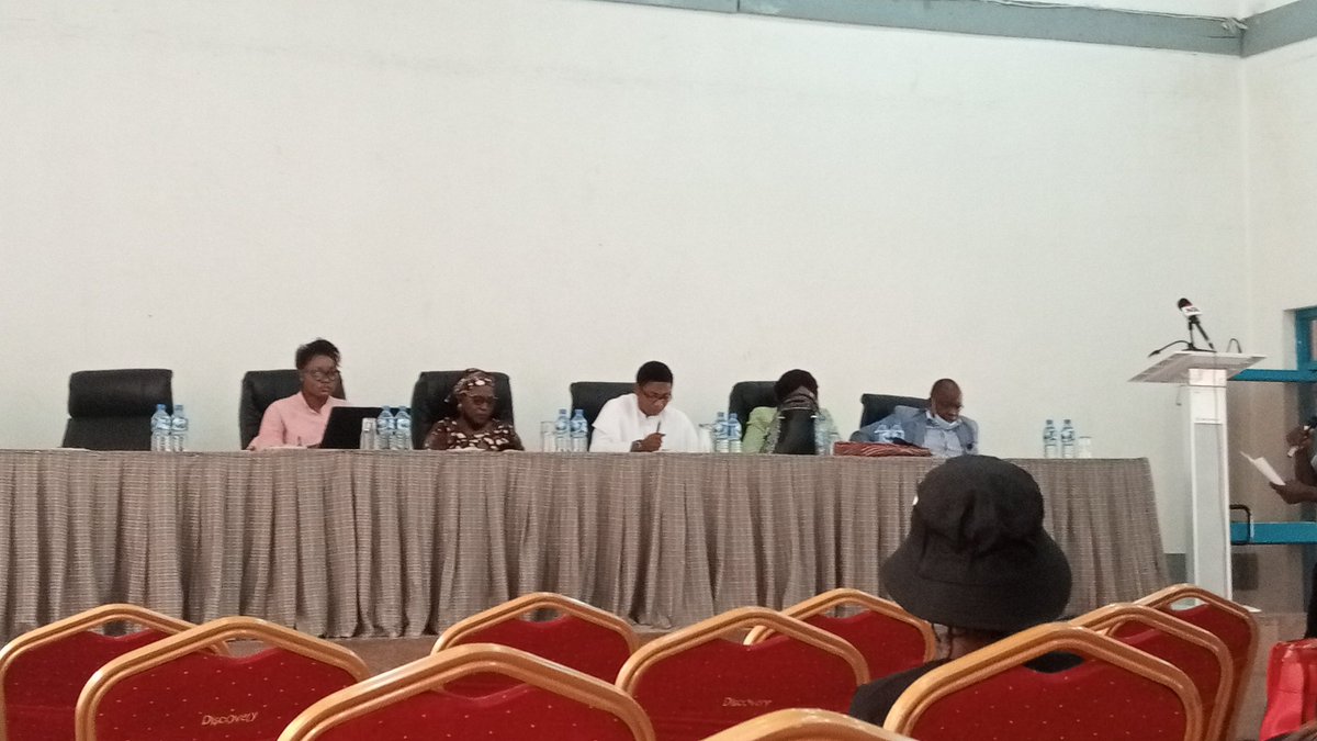 Members of the high table for today's program