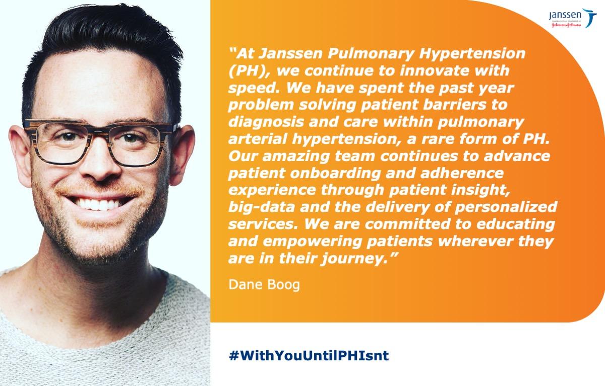 JNJInnovMed's tweet photo. How are we educating and empowering patients with #pulmonaryhypertension?
Learn more from Dane.
#WithYouUntilPHIsnt https://t.co/38v2WfrpAg