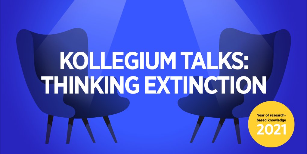 If you missed the #kollegiumtalks on THINKING EXTINCTION with @cdaigle123 and @LiuxinYB (April 1), you can watch the recording on the @tiedekulma website: 
https://t.co/JFPc1tJqNt

Stay tuned for the next Kollegium Talks events on April 15 & 29: https://t.co/O38VGKyKpE

#tttv21 https://t.co/yuJjvHqz3f