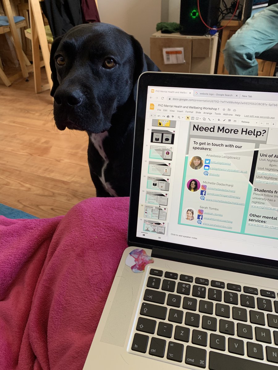 ALeligdowicz's tweet image. TODAY IS THE DAY LADIES AND GENTS!

18:00 this evening, if you haven&apos;t already got your ticket: phdmentalhealth.eventbrite.co.uk

PhD Mental Health &amp;amp; Wellbeing Workshop!!
-depression &amp;amp; lonliness
-toxic productivity
-supervisory relationships

#phdchat @PandemicPGRs #AcademicChatter