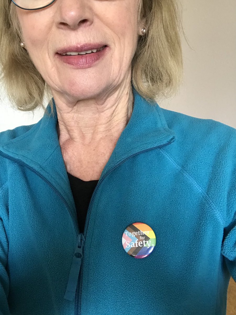 Proud to wear my #TogetherForSafety badge, we need legislation to provide Safe Access Zones at maternity hospitals and health care facilities as promised in 2019 and not yet delivered