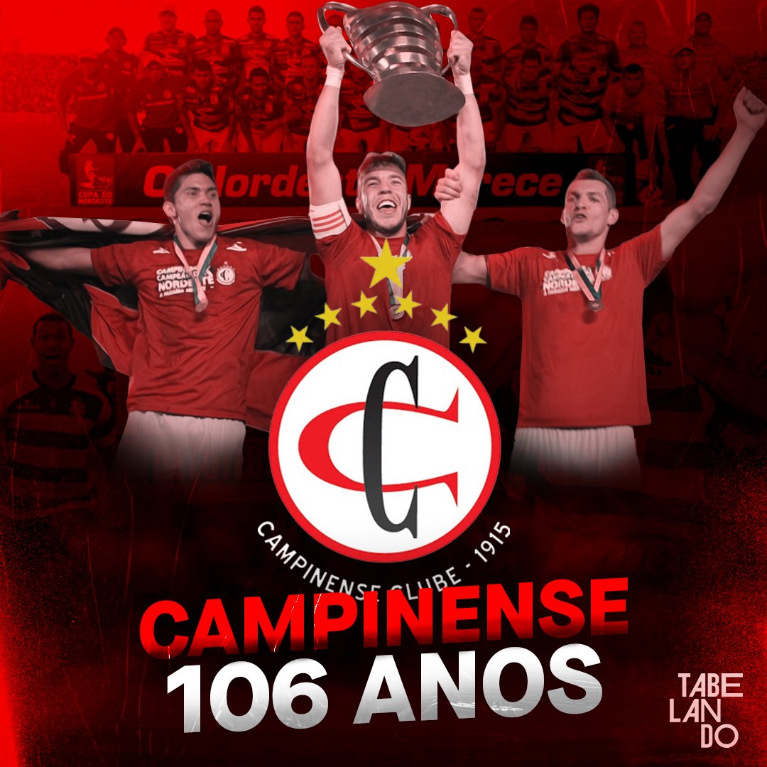 Canal Tabelando On Twitter Parabens Campinense Hoje No Dia 12 De Abril O Campinense Completa 106 Anos De Historia A Raposa E O Unico Time Paraibano A Conquistar A Copa Do
