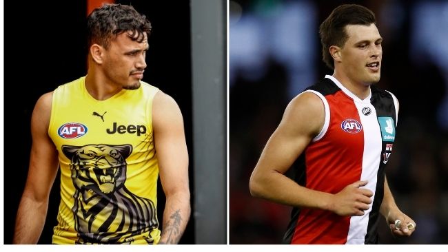 A two-time premiership player is ready to go, two banned Tigers are free to play, and there are more ruck headaches for St Kilda.
Selection latest: https://t.co/JPIByUOGQR @RalphyHeraldSun https://t.co/Ogh5NumpQi