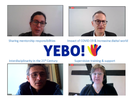 YEBOProject's tweet photo. Thanks to our panelists for the captivating discussions on #Modernisation of the #PhD: @AHasgall (@EUACDE), Nadine Appelhans (@TUBerlin), Stefano Farolfi (@Cirad) and Gunda Huskobla (@CoimbraGroup and @UniJena).

#internationalisation #YEBOConference https://t.co/quCZNaGwLE