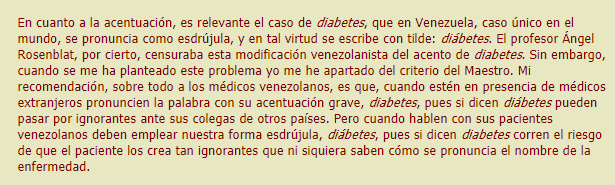 SoyArepita's tweet photo. Márquez decía que los #venezolanos eran un caso único en el mundo, porque pronunciaban "diábetes" en vez de "diabetes"
Sin embargo, no sermoneaba contra esta "adaptación": decía que era un típico #venezolanismo que, a la larga, sería aprobado para nuestro país
#ConLaLengua 👅 https://t.co/ZCcQxmm14X