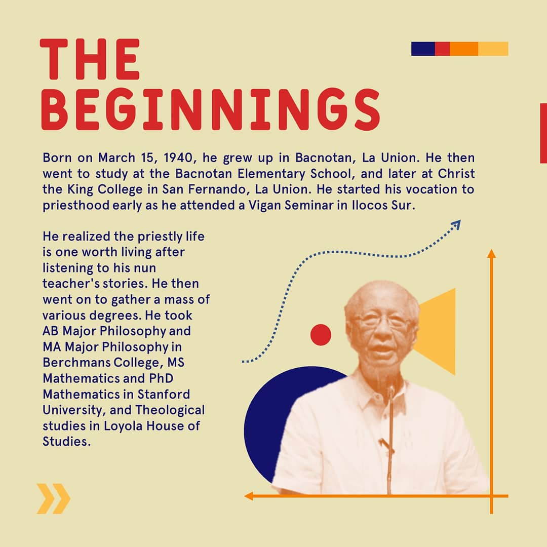updcsfstc's tweet photo. The M on Monday stands for Math.
For today’s feature, we venture on the field of mathematics and explore the life of Bienvenido F. Nebres S.J. Read on to learn more about his life in the world of numbers.
Special Thanks to:
@upcssc
@UPSESC
#TheScientistCS
#HeadCSUP https://t.co/KuVPGzlXrw