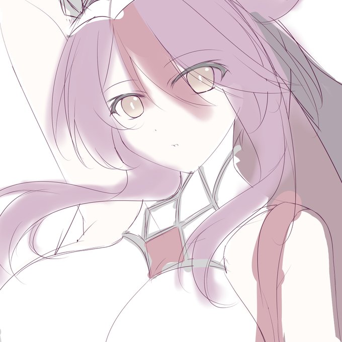 線画がんばるぞー
#原神
#ロサリア 