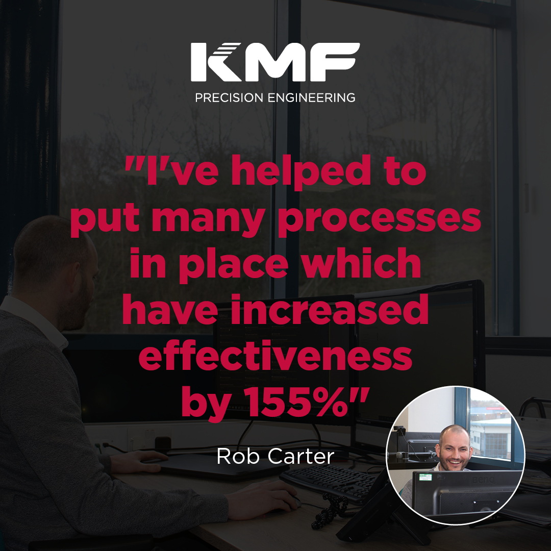 What makes our Precision Engineering division different? Introducing our Operations Manager Rob Carter.

Joining in 2016 as Quality Manager, Rob put many processes in place which have increased effectiveness by a huge 155% kmf.co.uk/resources/news…

#CNC #Operationsmanager