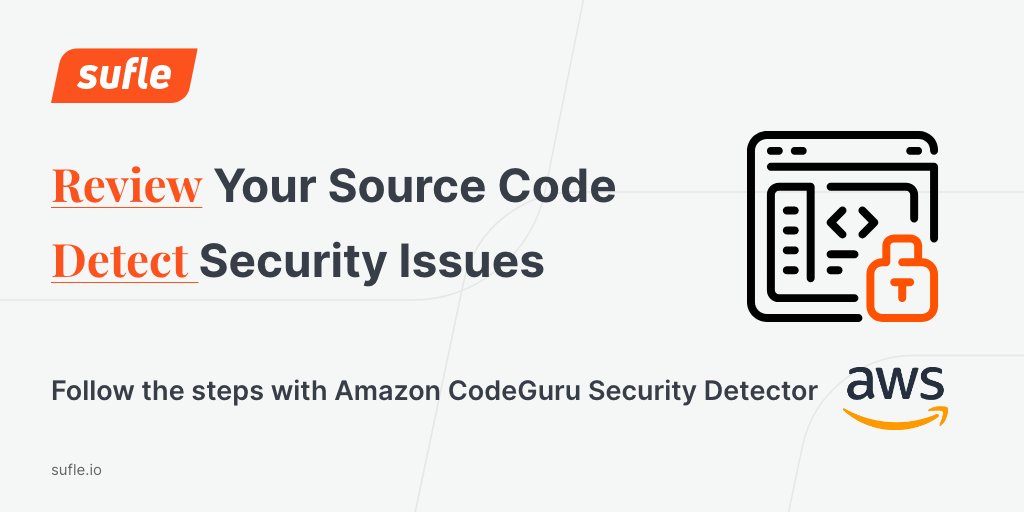 sufleio's tweet image. Improve your code security with Amazon CodeGuru Reviewer Security Detector!

Identify security vulnerabilities in the source code, detect and remediate with intelligent recommendations. Learn and follow the steps: bit.ly/3bFhdv1

#SecurityDetector #AmazonCodeGuruReviewer