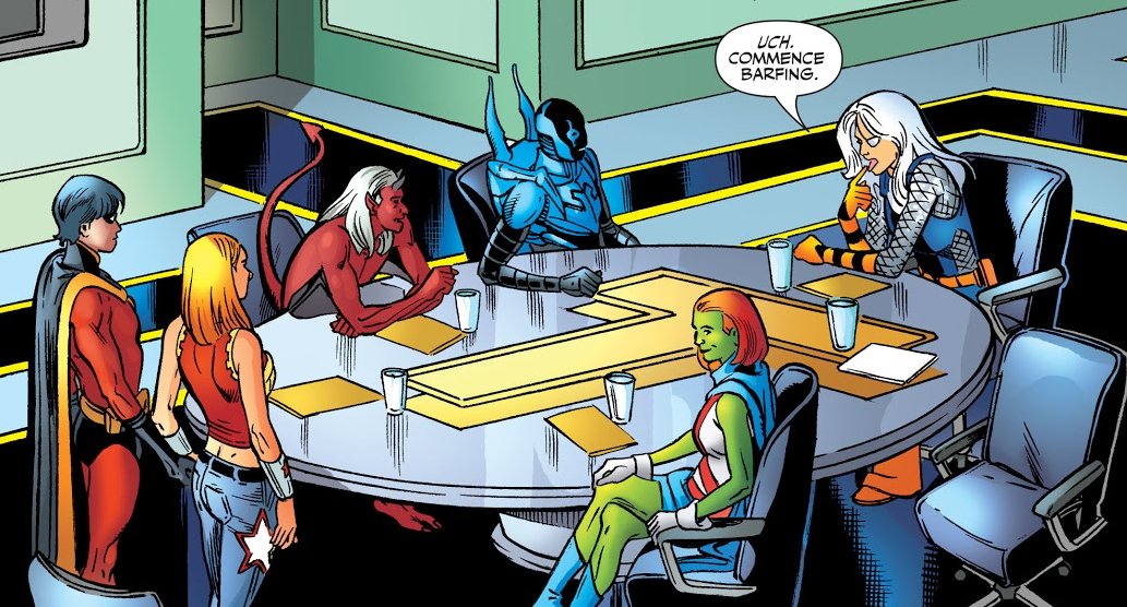 I gave him a hard time whenever I could, but my #MCM was a pretty good leader. Even when he wore the underwear on the outside, eh <a href="/CrimsonhawkTim/">Tim Drake (Crimson Hawk)</a> ?