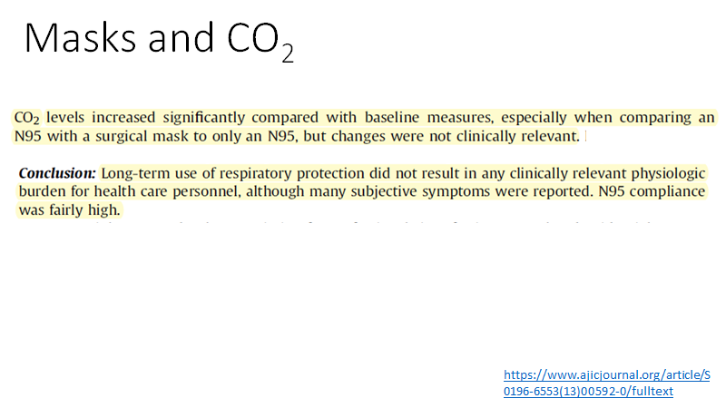 So does the CO2 rise with N95 mask matter?-the authors clearly think it does not(which makes it slightly odd for the review above to quote it)But it does show that filtering masks are harder to breath through6/15