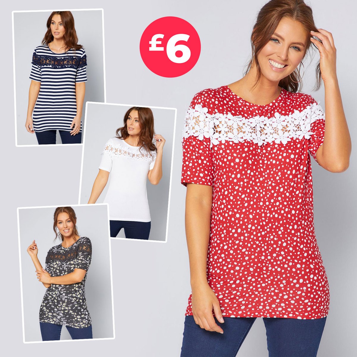 studio_co_uk's tweet photo. WOW BUY!! Make a new season style statement in one of these super-stylish crochet tops!! Now ONLY £6!! https://t.co/1BNHsqyMiJ ❤️❤️

#WOWBUY #WeDoWOW #FindYourWOW #WomensFashion https://t.co/Wtoq4gkWol