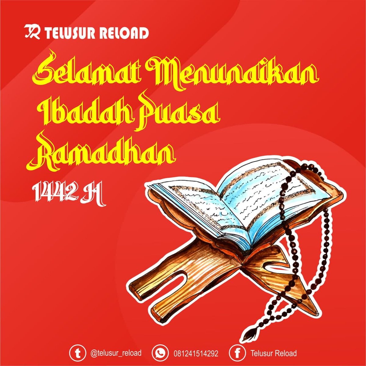 Telusur_Reload's tweet image. Marhaban ya Ramadhan. Saatnya untuk lebih mendekatkan diri pada-Nya. Menjauhi keburukan dan memperbanyak ibadah pada-Nya. Dengan segala kerendahan hati, kami haturkan mohon maaf lahir &amp;amp; batin atas segala salah dan khilaf. Selamat menunaikan ibadah puasa.