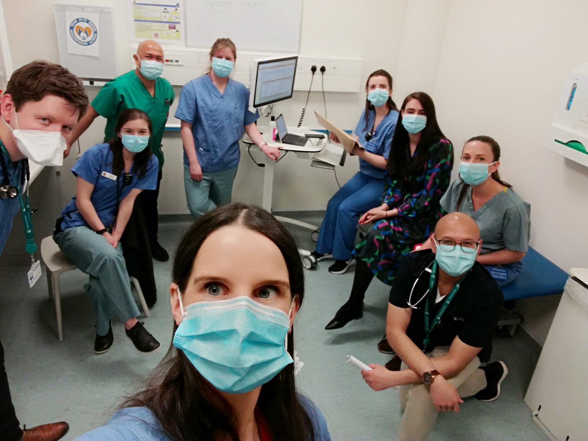 @MaterFIT there are big smiles behind these masks😁! Delighted with the turnout for our FIT launch this morning. Now to refuel with team pizzas & afterwards meet the frail older adults who've presented to our Emergency Floor. #frailty #careoftheolderperson #EmergencyMedicine