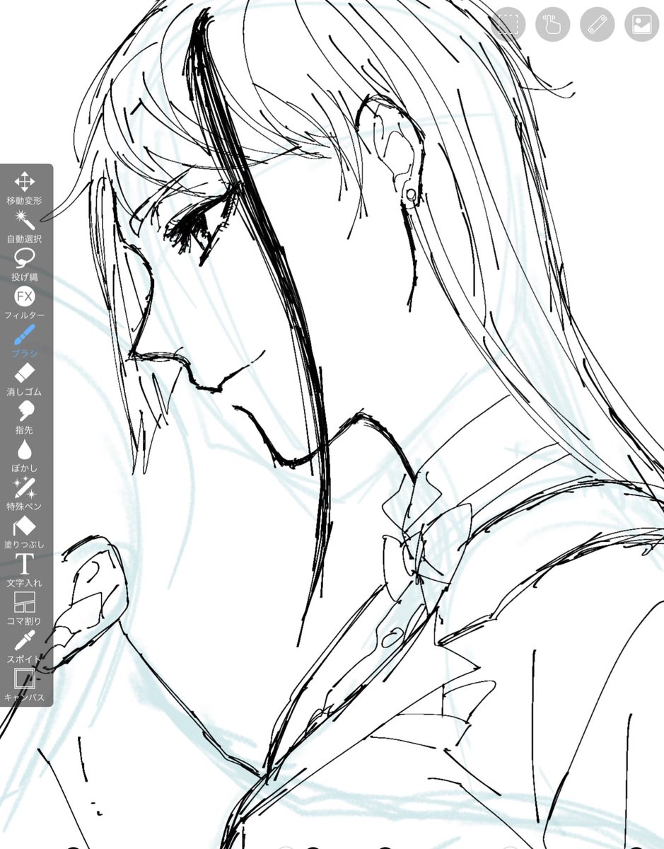 やはり雑でないと描けぬ 