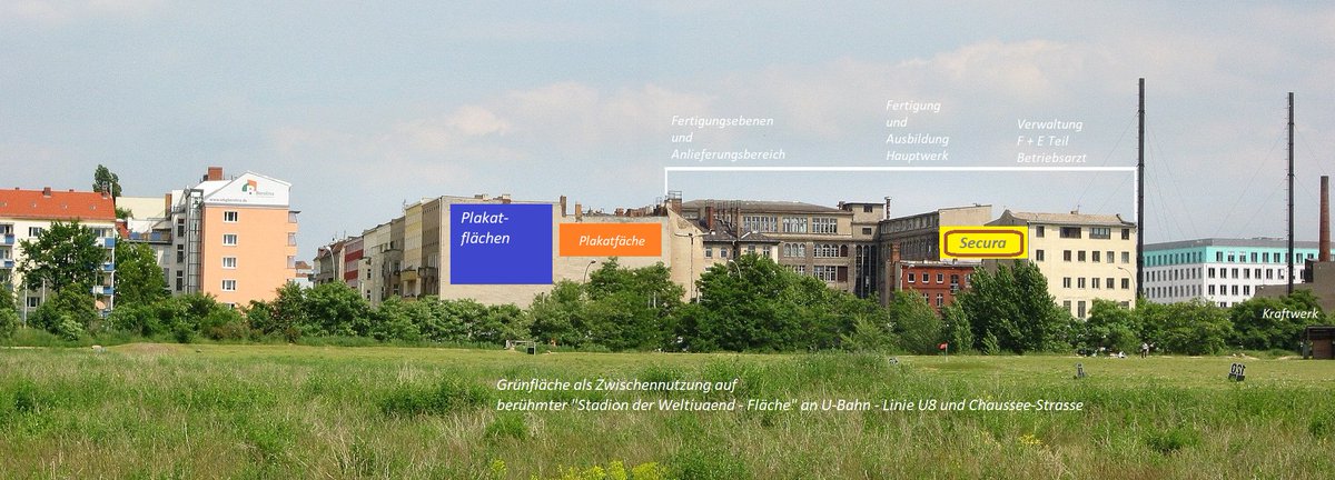 SecWer's tweet image. Unser Hauptwerk vom ehemaligen Stadion der Weltjugend aus gesehen

Ja - Lage, Lage, Lage

Es wollte kaum ein Mitarbeiter nach Marzahn, Hellersdorf oder so - ziehen

Statt Radio konnte man auch einfach mal den Jubel bei einem Tor im Stadion hören oder die Musik der Veranstaltung !