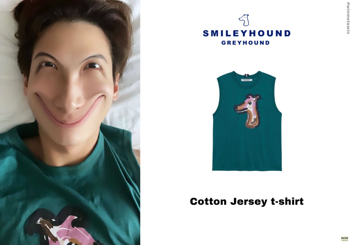 mtwformatching's tweet image. quarantine🥺
miss you : Win Metawin🐰

👕Smileyhound | Cotton Jersey t-shirt [GREEN]
💵 1,095 THB

📍 สินค้าไม่มีจำหน่ายแล้วเนื่องจากเป็น Autumn / Winter Collection 2020

📸 IGs @winmetawin 

#smileyhoundbygreyhound #winmetawin #WinFormatching