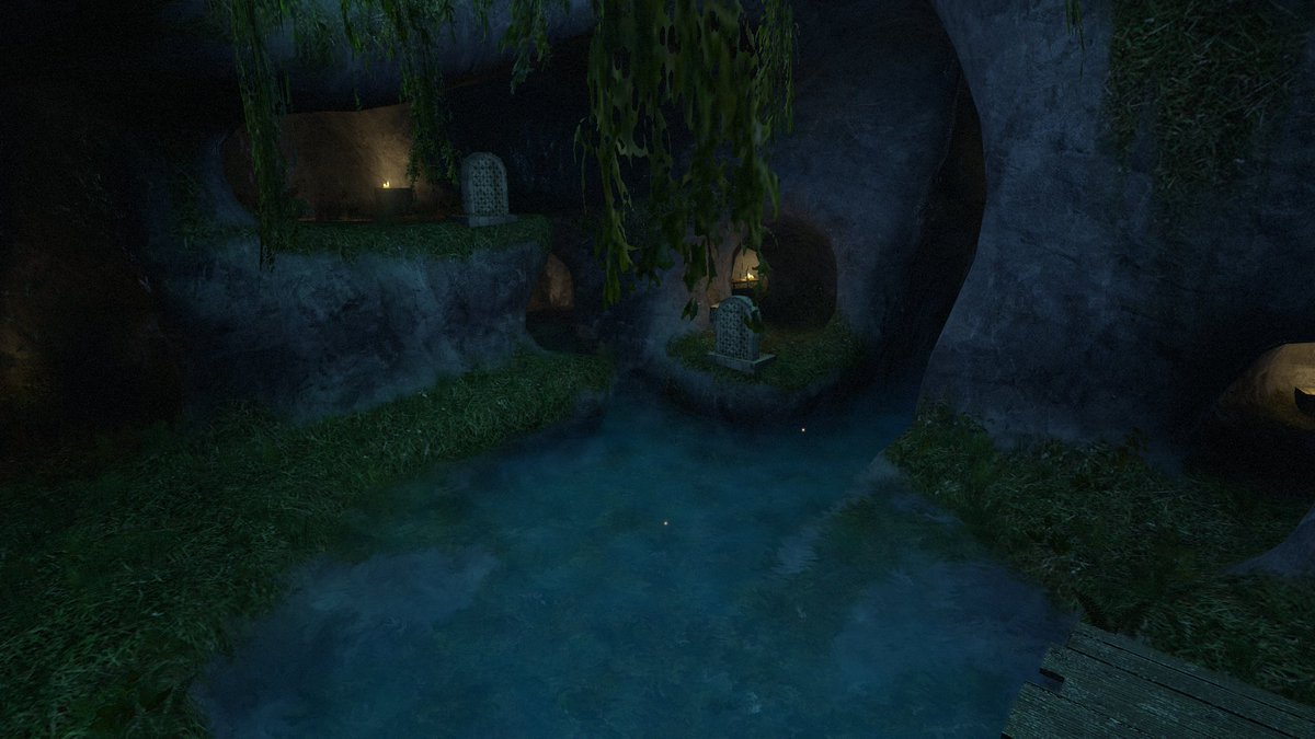 PlayMapLabs's tweet photo. In 2nd Place is "The Travelers" by Klems. Amidst the ruins of an ancient temple, unusual devices lie in wait. Decode their purpose and complete an eldritch ritual while facing the oddities and horrors that will greet you in these bygone caves. https://t.co/tp5qmy4UZ5