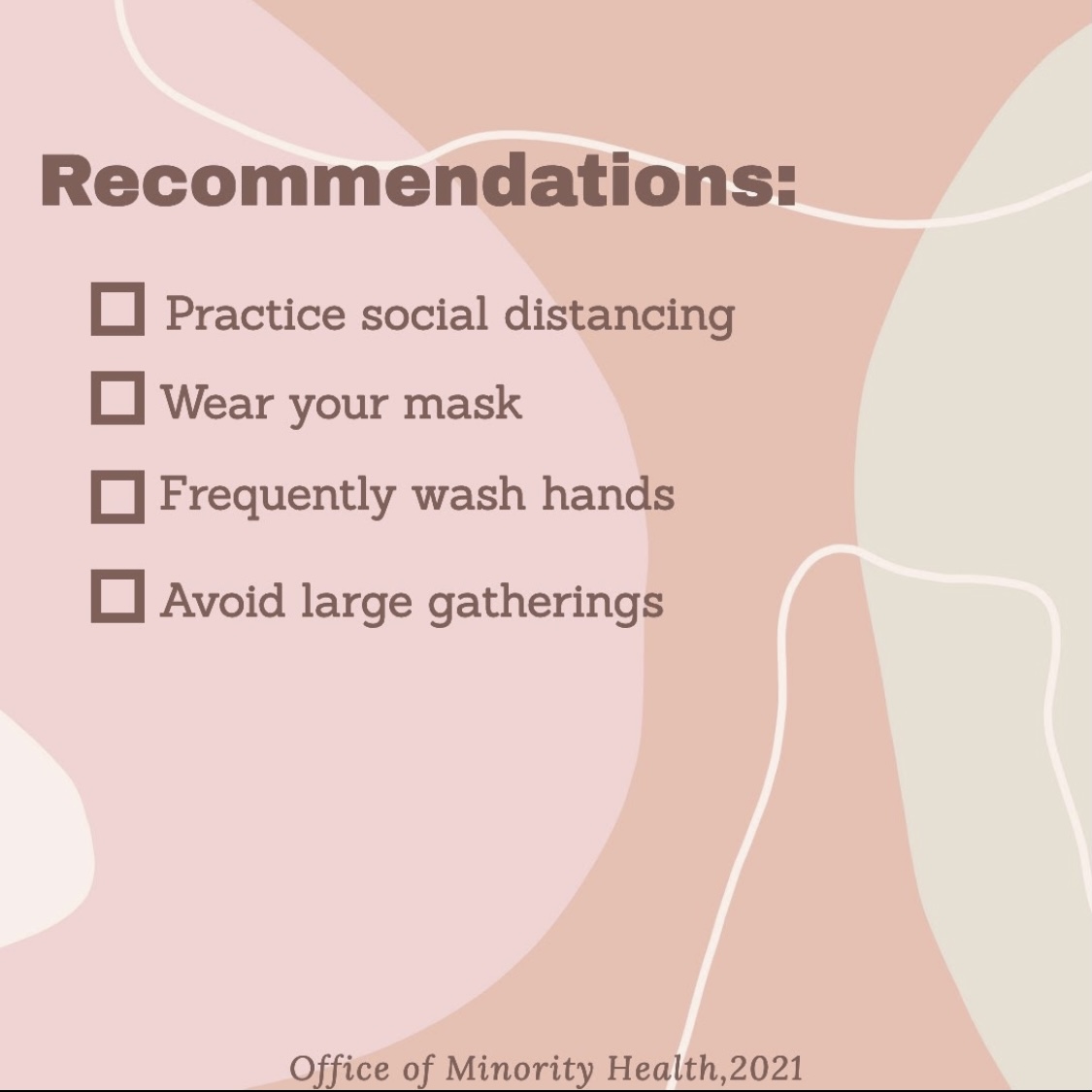 Aligning with the #Vaccineready theme for National Minority Mental Health Day here are some recommendations and tips pertaining to COVID-19