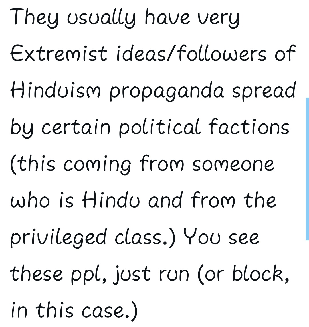 "What's wrong with being proud of ur religion""what's wrong with this religion?""Why are u going after somebody for just showing their religious affiliation?""H_n_uphobic" First of all I'm from this religion myself. That's why I feel comfortable speaking about itRead