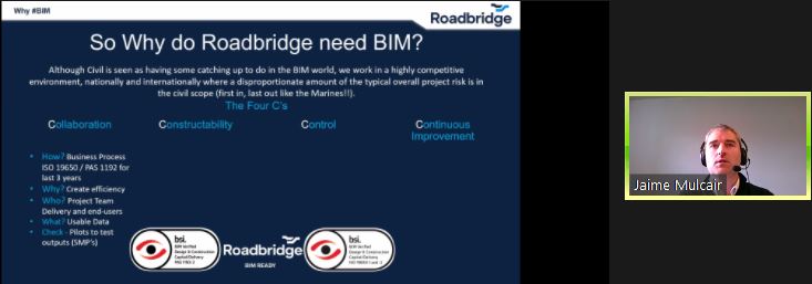 CITA_Ltd's tweet image. Why does @Roadbridge need BIM? Jaime Mulcair takes us through the 4 C's #control #ContinuousImprovement #Constructability #collaboration in #CitARegionalWeek #Day1