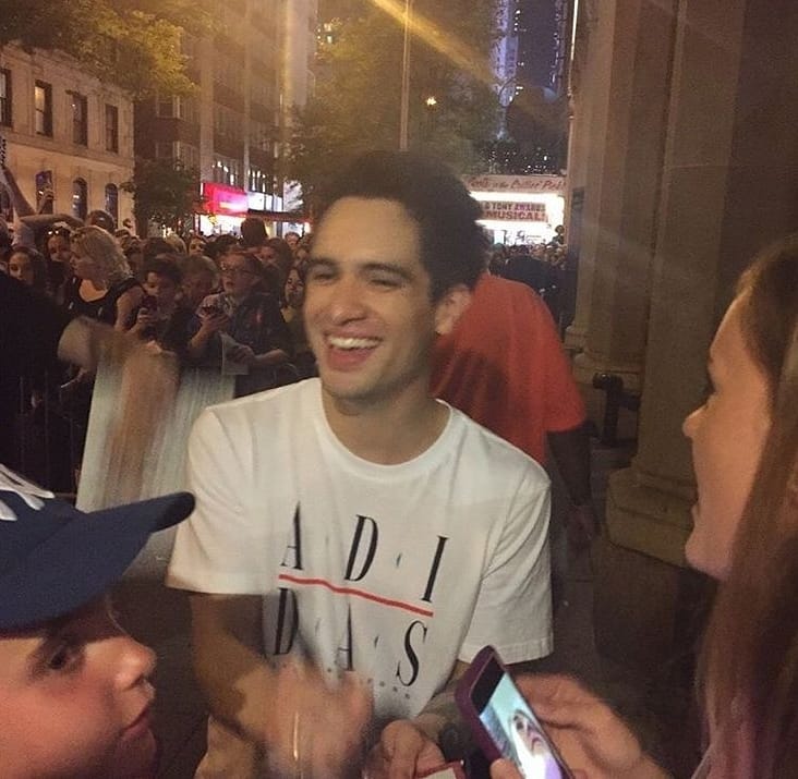 First of all: The way he cares about his fans. Brendon have shown us he's one of the most kind and friendly artists. He has an special attention with them at the point that sometimes, I ask to myself, "Damn Brendon, you're real?"