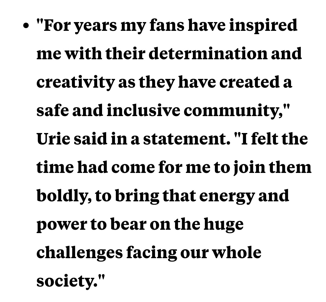 On 2018, Brendon donated 1 million to GLSEN. GLSEN is an organization for students. This organization works to ensure that LGBTQ+ students are able to learn and grow in a school environment free from bullying and harassment. https://twitter.com/GLSEN/status/1012715561653030912?s=19