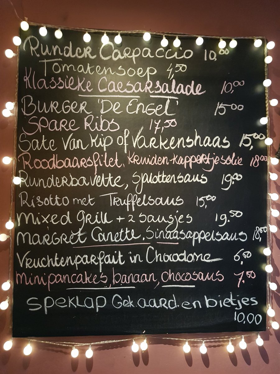 De gerechten voor komende week. Te bestellen via restaurant-de-engel.nl of telefonisch 0252 211880. #afhalenenbezorgen #Dagschotel #helpdehoreca <a href="/DeEngelLisse/">Restaurant de Engel</a>