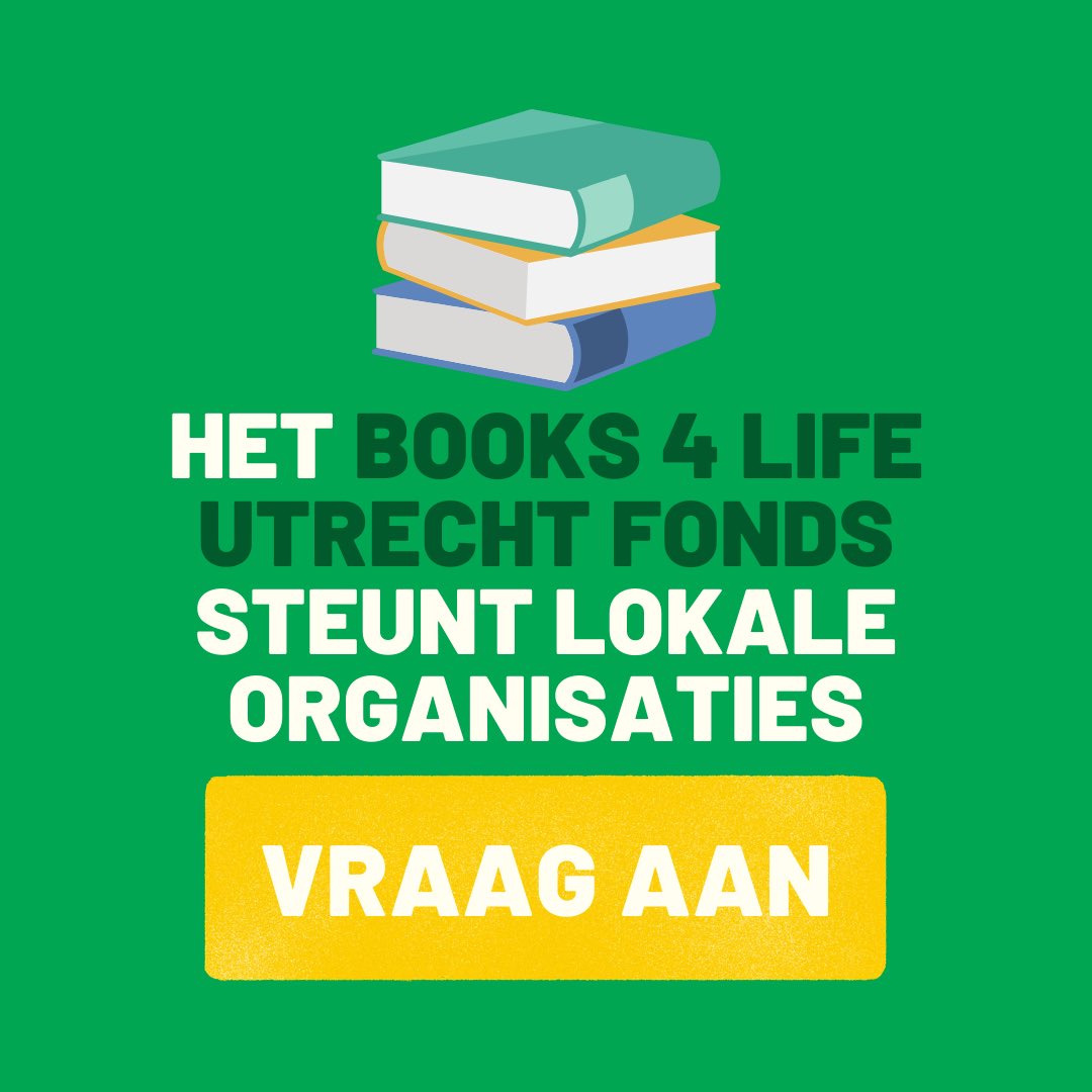 Met de opbrengst uit de winkel steunen wij, naast <a href="/amnestynl/">Amnesty NL</a> en <a href="/oxfamnovib/">Oxfam Novib</a>, lokale goede doelen op het gebied van mensenrechten en armoedebestrijding. 
Meer informatie en aanmelden via onze website: 
books4lifeutrecht.nl/utrecht-fonds/