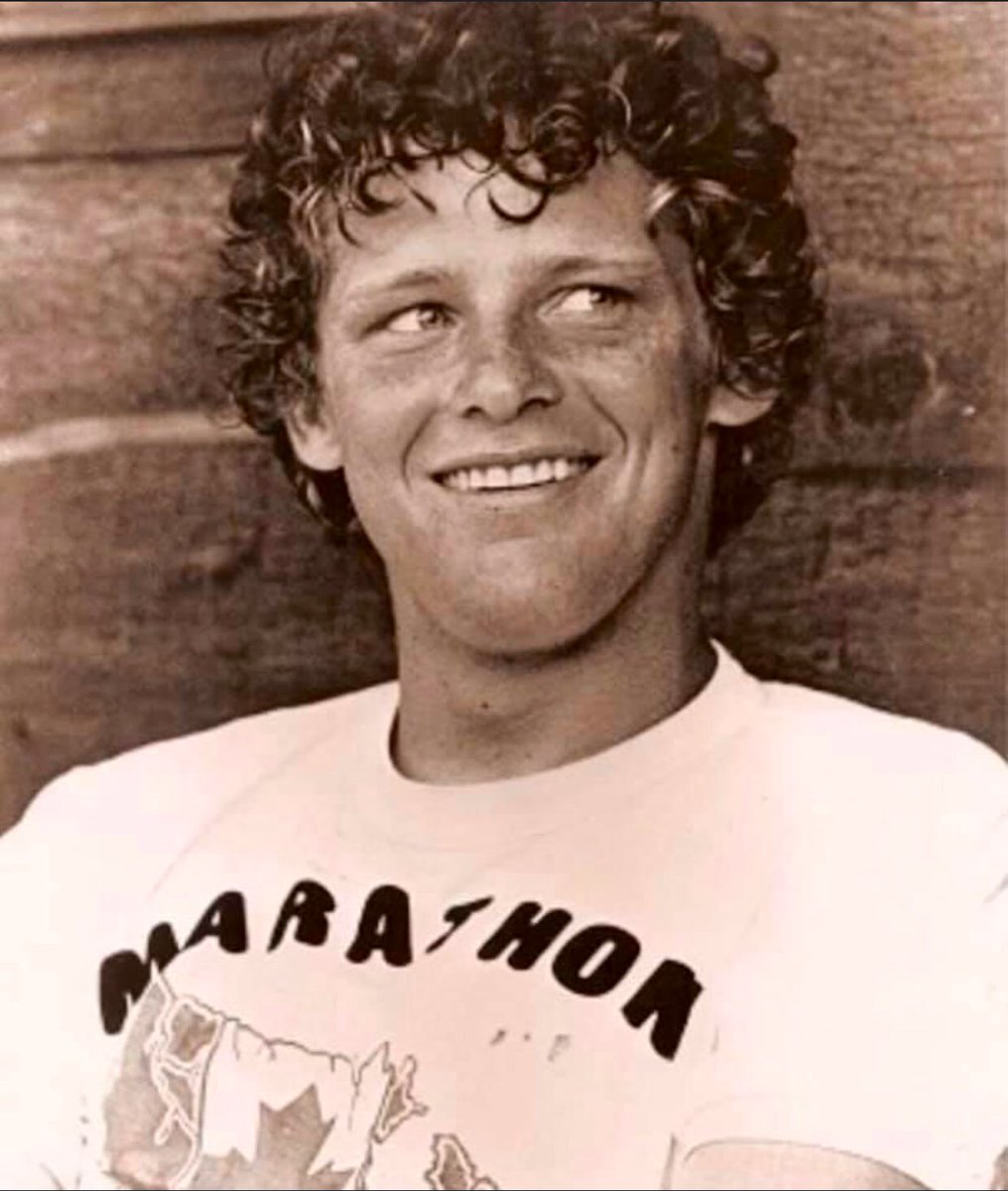 It was 41 years ago today that this young man dipped his leg into the chilly Atlantic Ocean in St. John's. It was the beginning of his Marathon of Hope. If he only knew what kind of legacy he would leave behind. #TerryFox