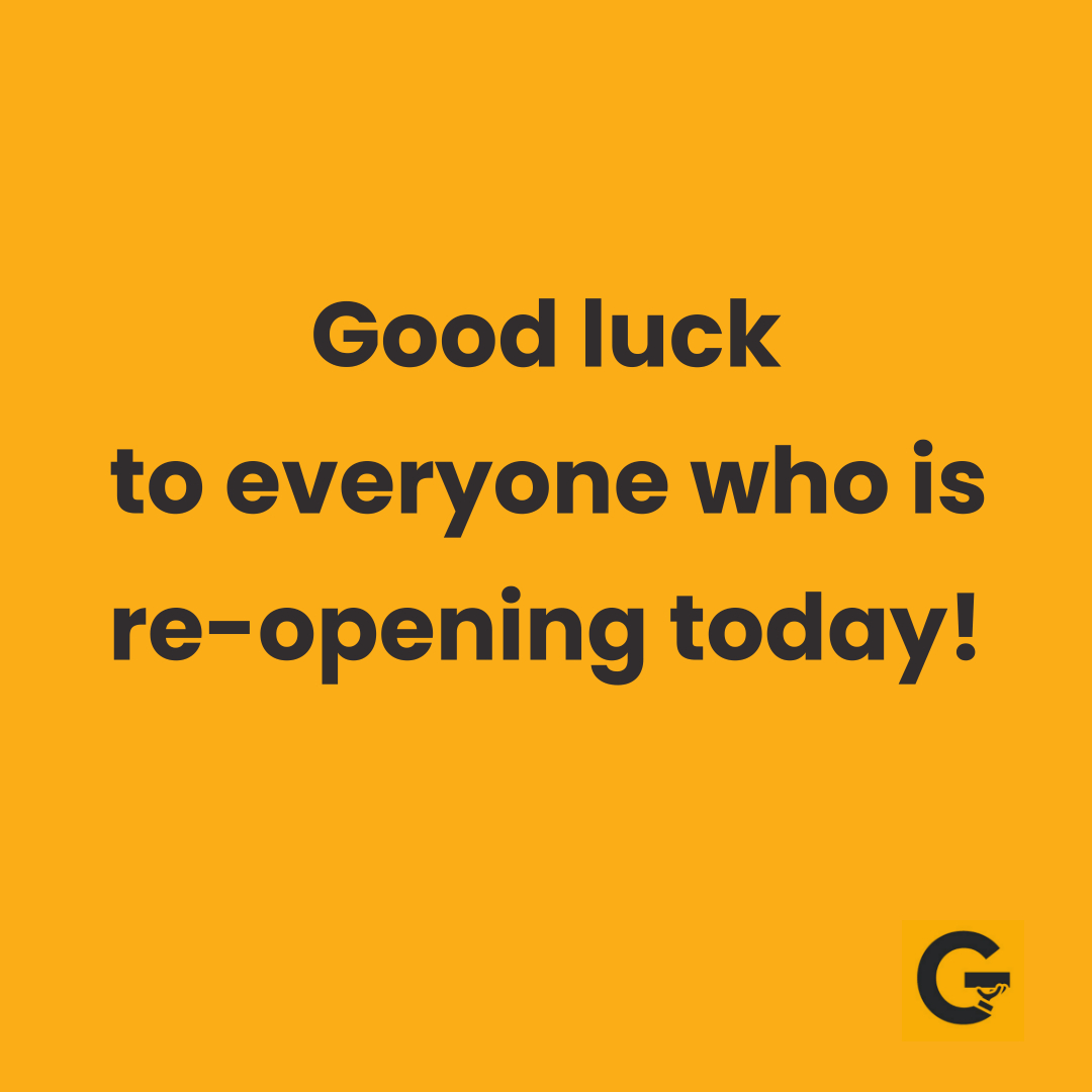 Glug_App's tweet photo. Good luck to all our fellow hospitality chums who are allowed to re-open today!

Sending big love from Team Glug x

🍻🍺🥂🍷🍸🥃

#hospitality #events #gluglife #bars #pubs #restaurants #beergarden https://t.co/yf68UGZv3B