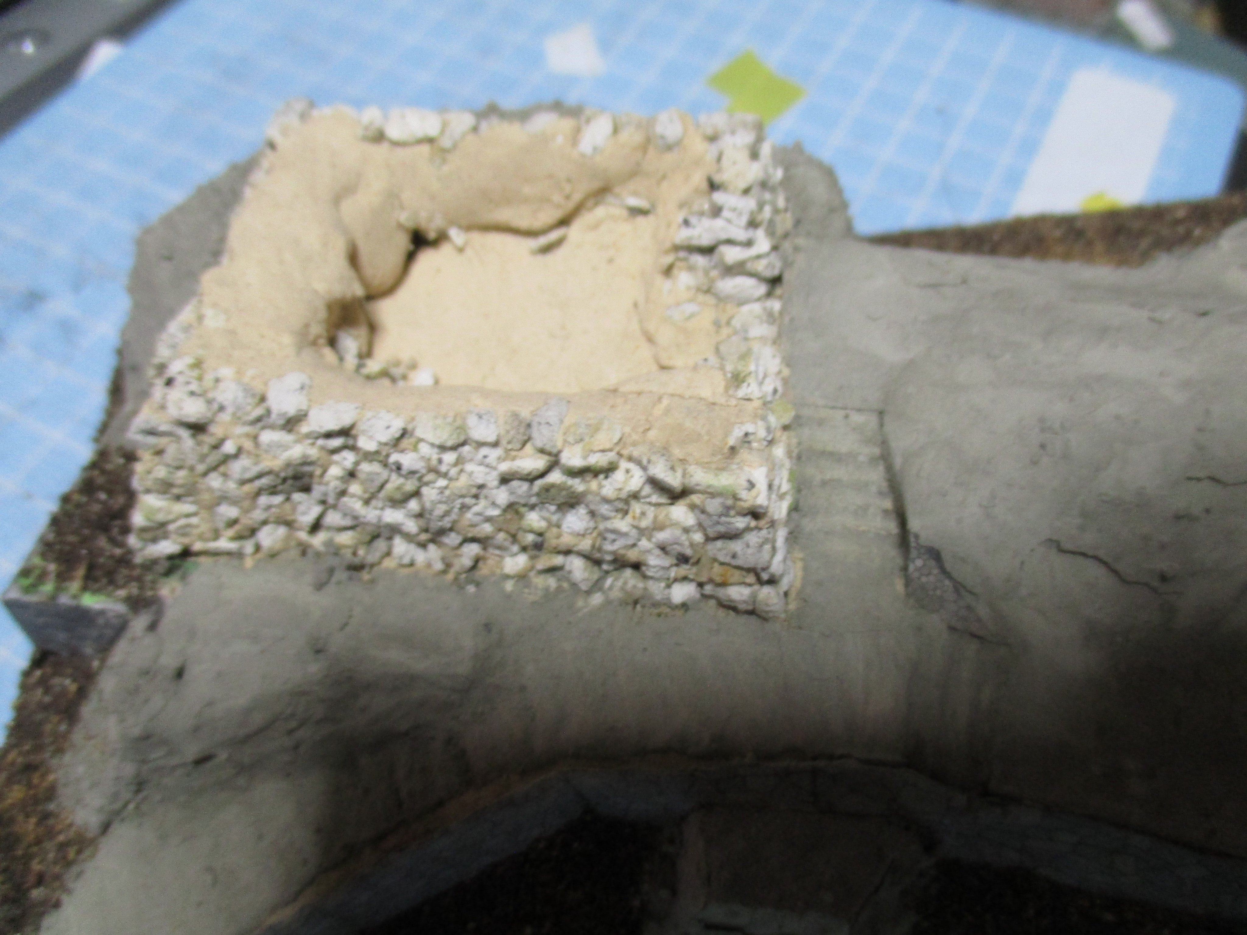 菊之助 岐阜城ラスト1制作中 岐阜城天守穴蔵 って制作の過程でたまたまこうなっただけです 実際の岐阜城天守台には穴蔵があったのか 現在の天守台は積み直しされてわかりませんが この絵図からすると犬山城っぽい穴蔵