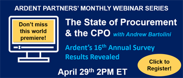 NEW WEBINAR - The State of Procurement and the CPO in 2021 w/ <a href="/andrewbartolini/">Andrew Bartolini</a> is Thursday 4/29 @ 2 PM ET. Hope you can join us! ow.ly/nK7250EmiiE #procurement #CPO