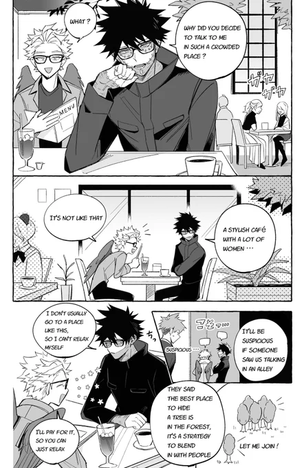 dabihawksThis is the ENG version of the manga I drew earlier. (Thanks for translating) 