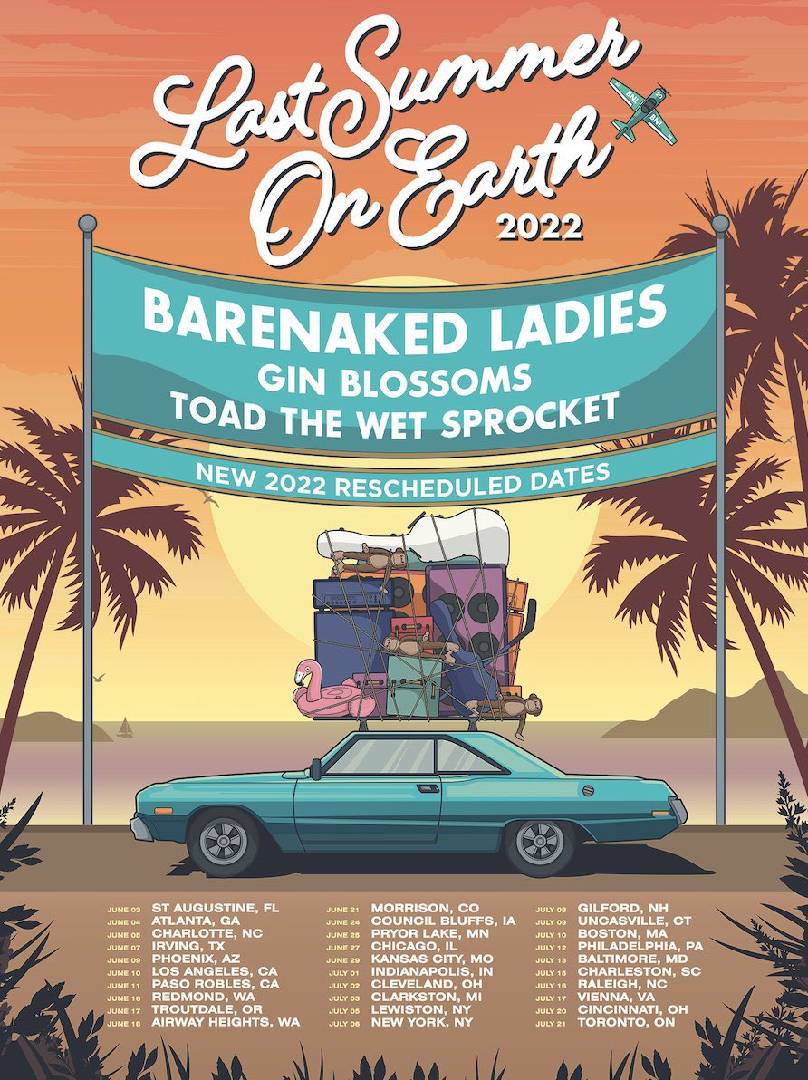 ToadtheWetSprocket on Twitter "The Last Summer on Earth tour has been