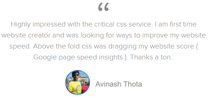 criticalcss's tweet image. Thank you, Avinash!

#CriticalCSS
#100DaysOfCode