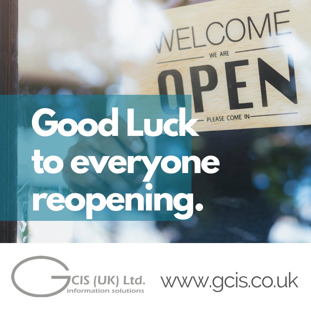 Good luck to all our clients and local businesses reopening their doors today, we wish you the very best of luck 🤞🏻 

#reopening #openday #openforbusiness #12thapril #welcomeback #businessesreopen #lockdownlifting #stage2lockdown #herts #hertfordshirebusiness #hertfordshire