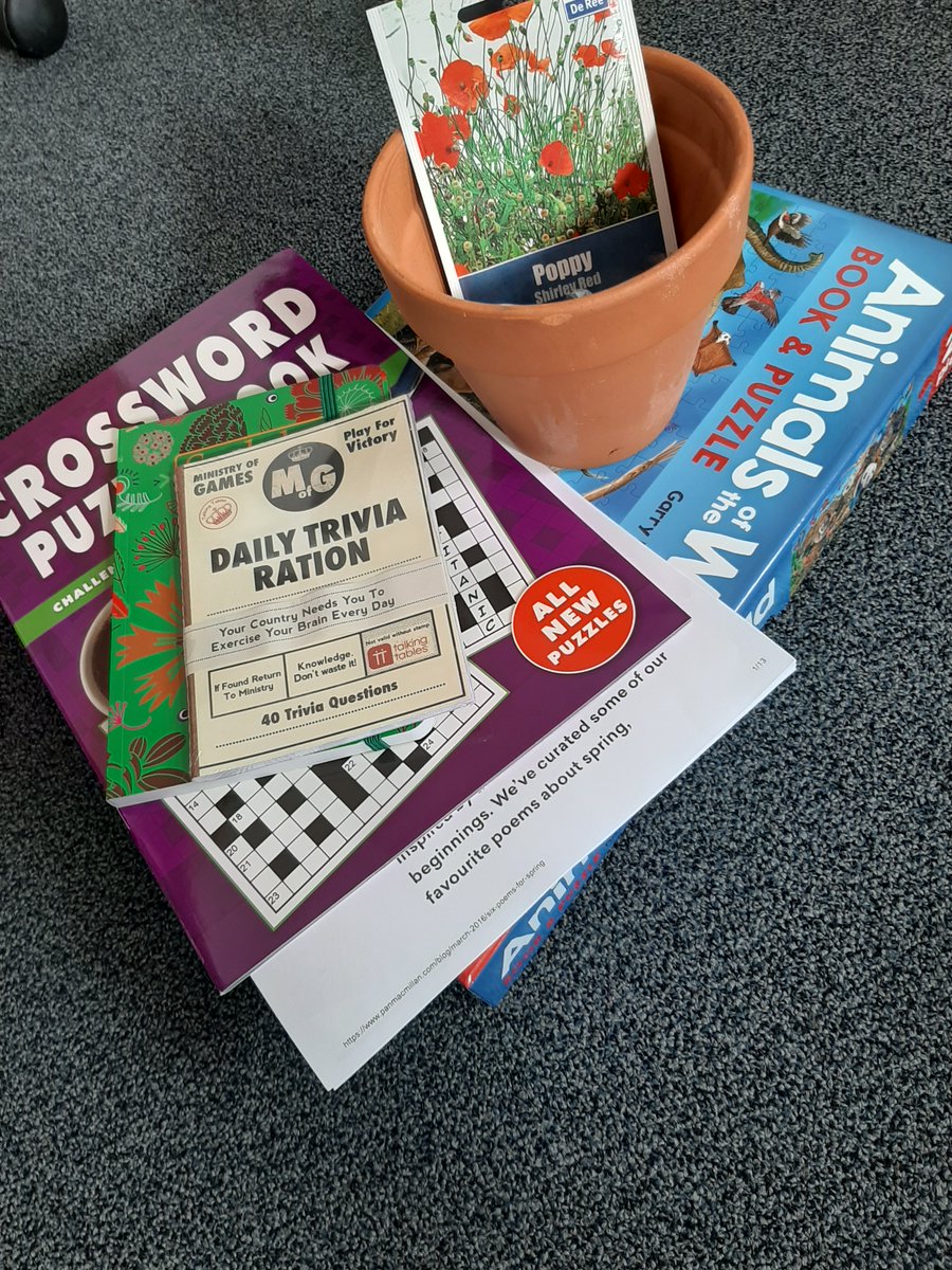 Examples of our Spring Connection Packs sent out last week 🌻OTs delivering individualised resources to encourage creative engagement to older people isolated at home #socialconnection #OT #powerofoccupation