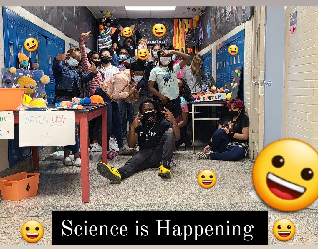 HandMiddleSC's tweet photo. 8th grade scientists will be back in the lab today from Spring Break making "Science Happen".  Here are some pictures of Mr. Choice's Gallery Walk. https://t.co/50Lo79YyOP