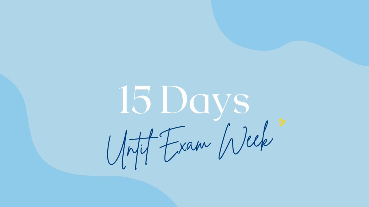 Hi Levis Leaders! Only 15 more days until exam week! Keep working hard, you got this!