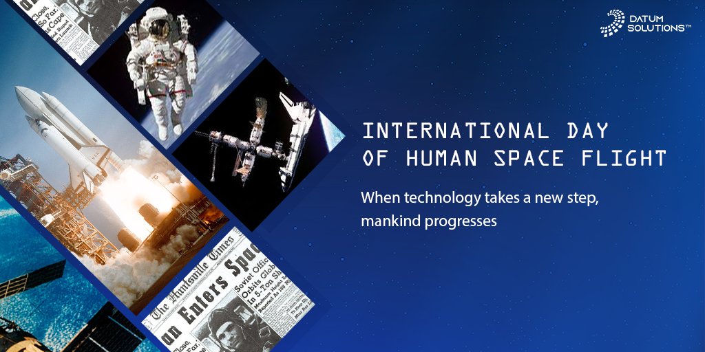 _Datumsolutions's tweet image. A day to celebrate mankind&apos;s greatest achievement in space science and technology. A tribute to advancement!

#datum #humanflight #invention #technology #science #firstmission