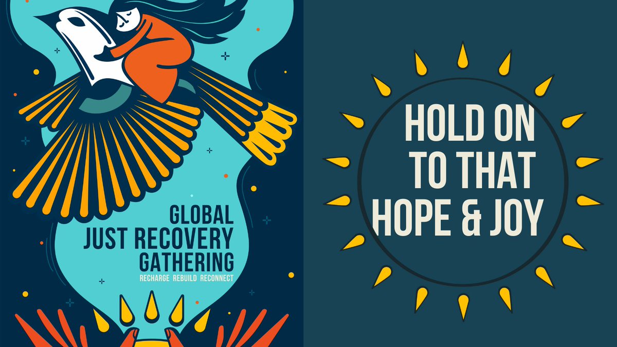 350Europe's tweet image. Together, we pulled off a very special event in the history of the climate justice movement.

#JustRecoveryGathering is over, but its magic lives on.

Hold on to the feeling of hope, joy and inspiration, and keep taking action🌞justrecoverygathering.org