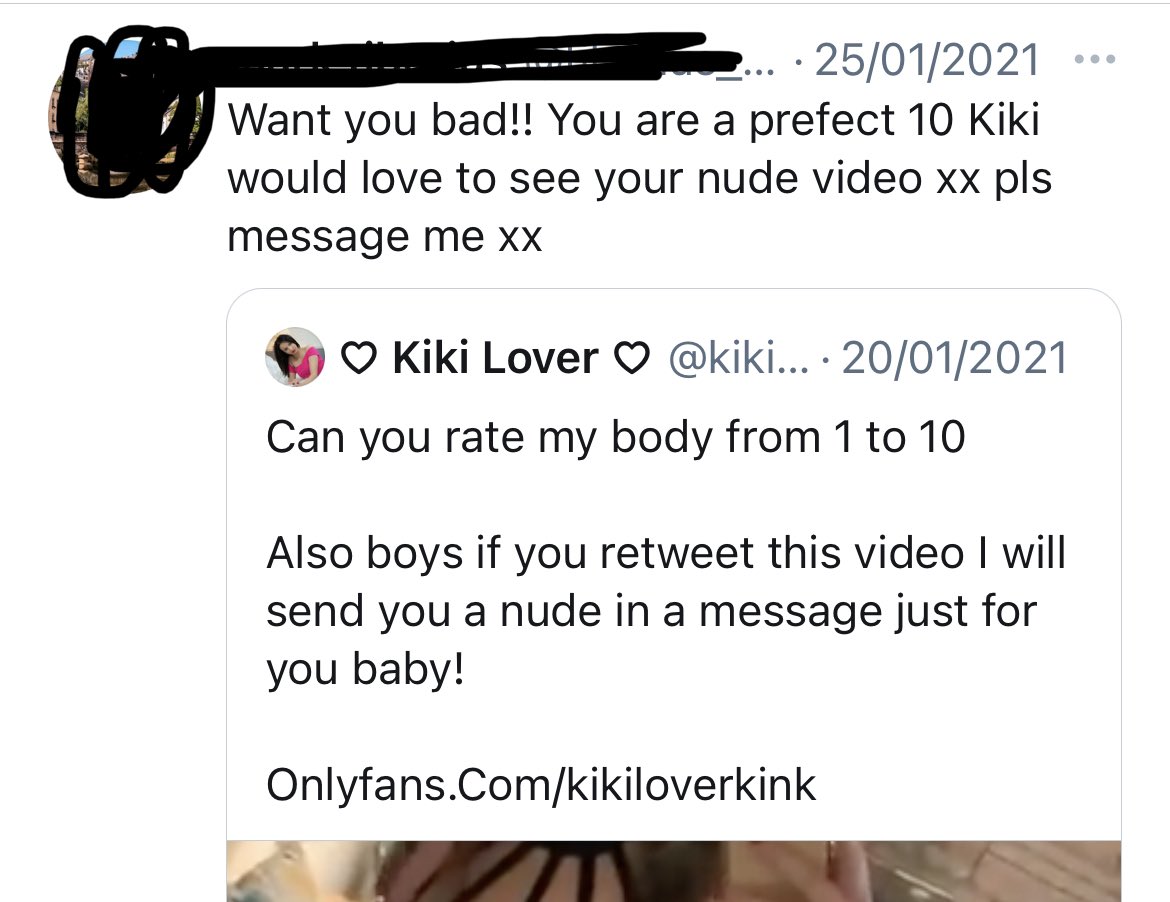 It would be funny if it weren’t so depressingly predictable. Clicked on the profile of one of the reply guys on this thread. Oh. What do you know. Two tweets in and he’s begging porn stars to message him and send nudes.