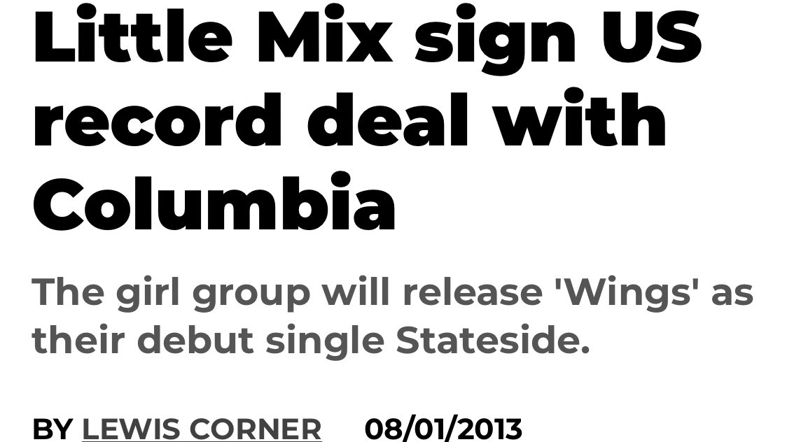 in jan 2013 little mix signed with c*lumbia records in order to crack the us. sounded like a good idea but not even weeks after lm’s announcement, another gg joined s*co. that was the beginning of a conflict that would impact little mix’s career in the us