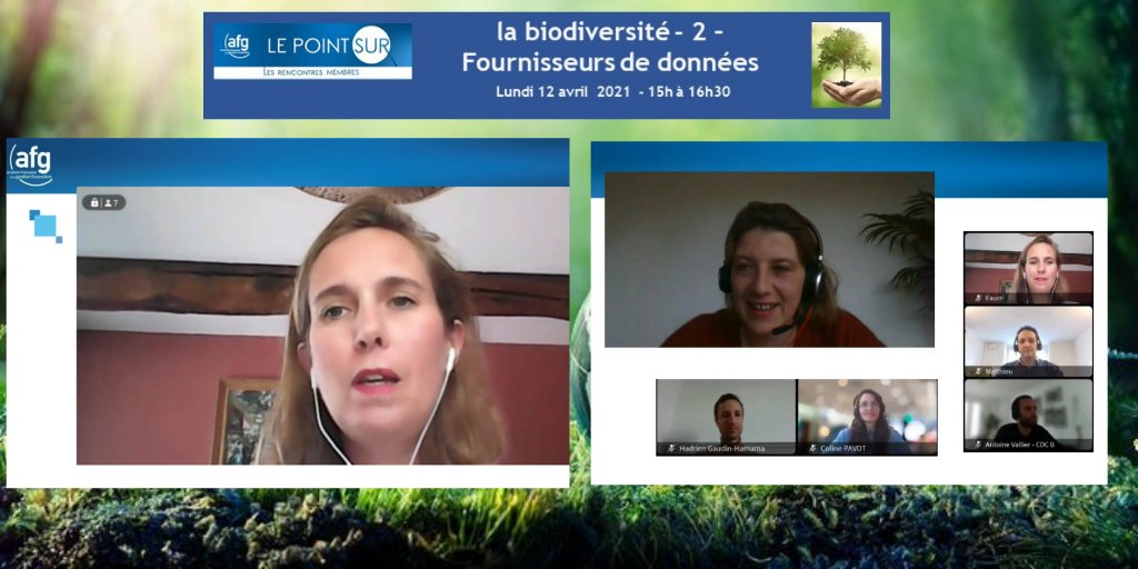 AFG_France's tweet image. 🔴 #Live | "Point Sur #biodiversité 2 : fournisseurs de #données": sensibiliser et faire monter en compétence les sociétés de gestion sur le thème de la biodiversité.🌱Avec Alix Faure, @PhilippeSetbon - @AFG_France et @colinepavot ➡️ bit.ly/3s3O5m0

#financedurable #ISR