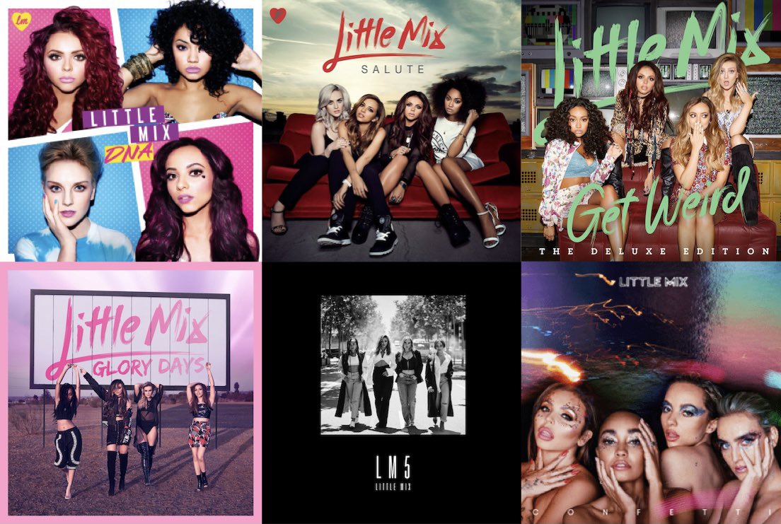 rank Little Mix’s discography