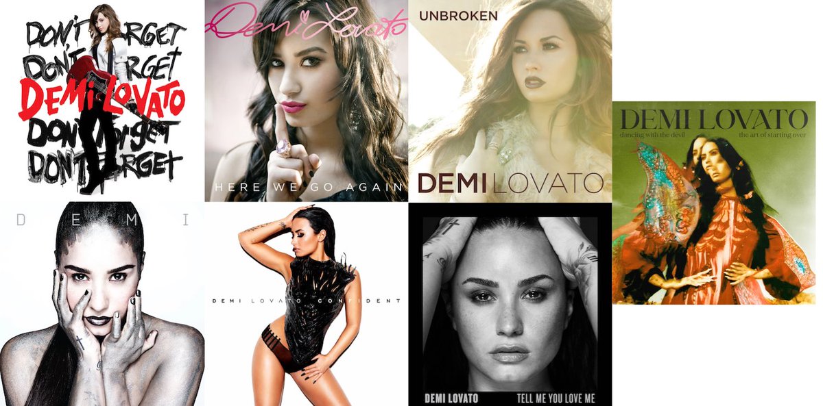 rank Demi Lovato’s discography